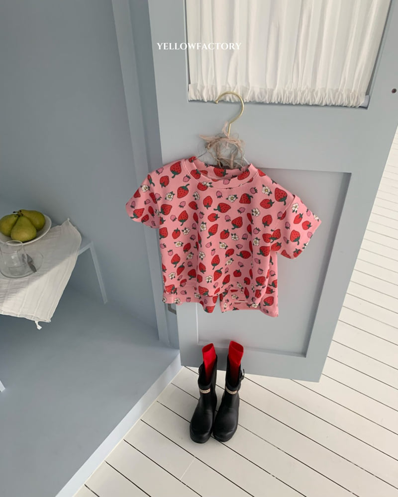 Yellow Factory - Korean Children Fashion - #kidsshorts - Eevee Short Sleeve Tee - 8