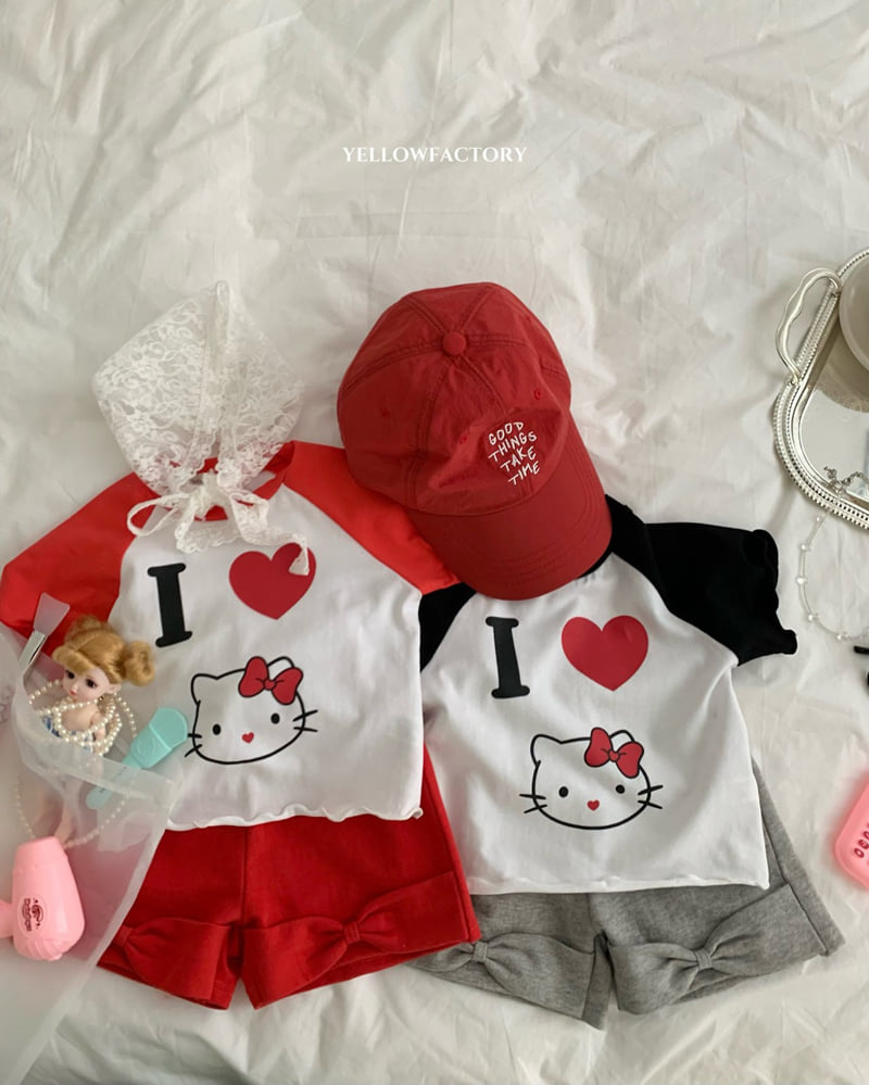Yellow Factory - Korean Children Fashion - #kidsshorts - Neya Crop Short Sleeve Tee - 8