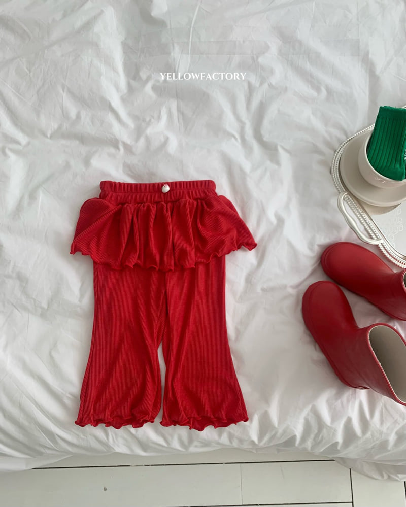 Yellow Factory - Korean Children Fashion - #kidzfashiontrend - Holy Chew Cropped Pants - 8