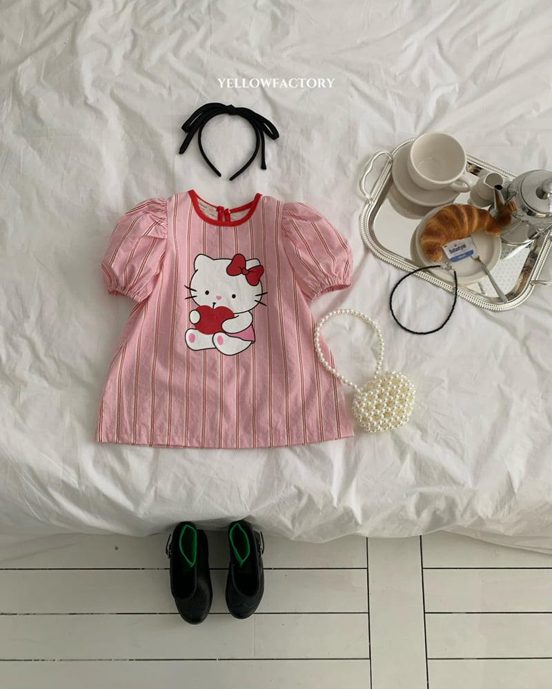 Yellow Factory - Korean Children Fashion - #littlefashionista - Dier Puff One-piece - 11