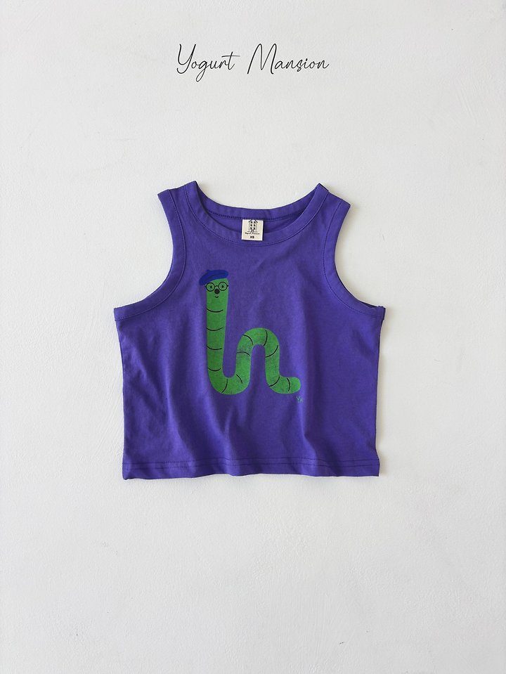 Yogurt Mansion - Korean Children Fashion - #childofig - Wiggly Sleeveless Top - 2