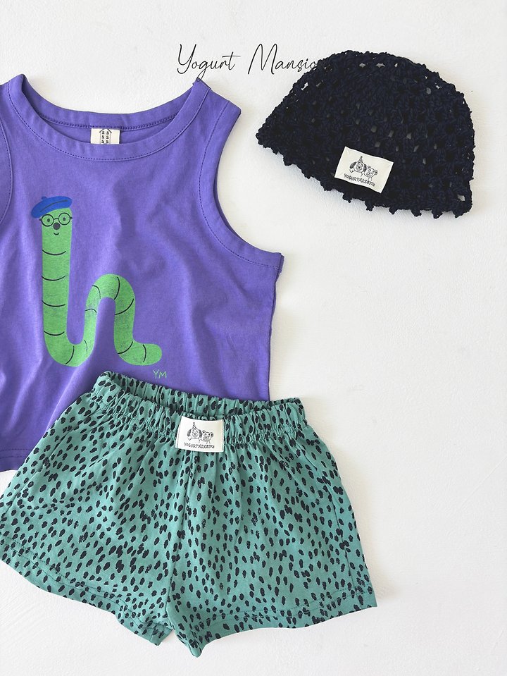 Yogurt Mansion - Korean Children Fashion - #fashionkids - Wiggly Sleeveless Top - 6