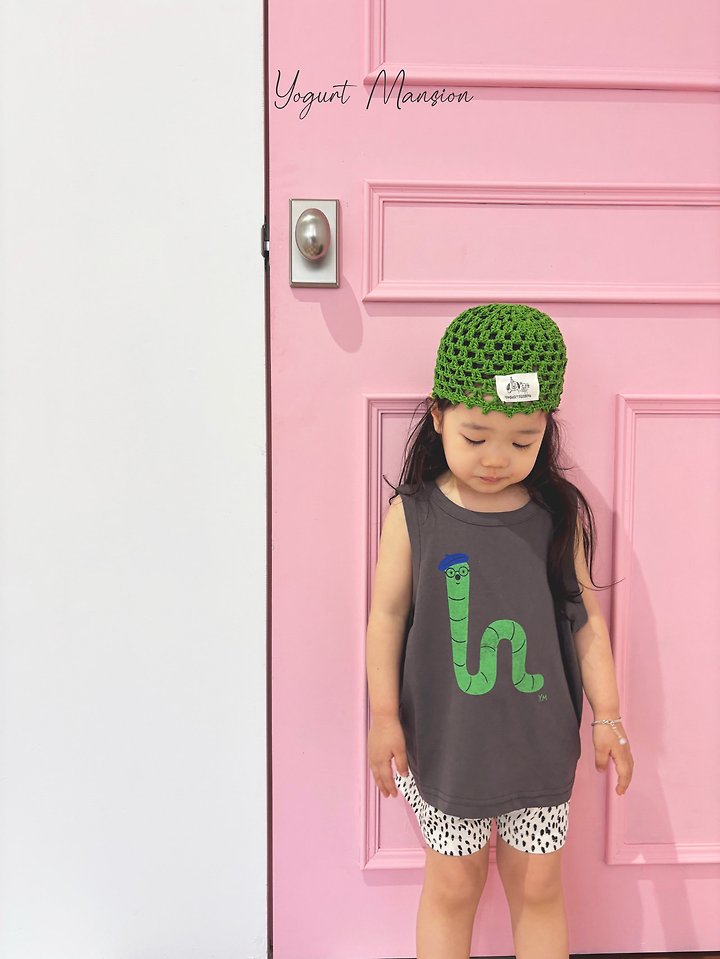 Yogurt Mansion - Korean Children Fashion - #littlefashionista - Wiggly Sleeveless Top - 11