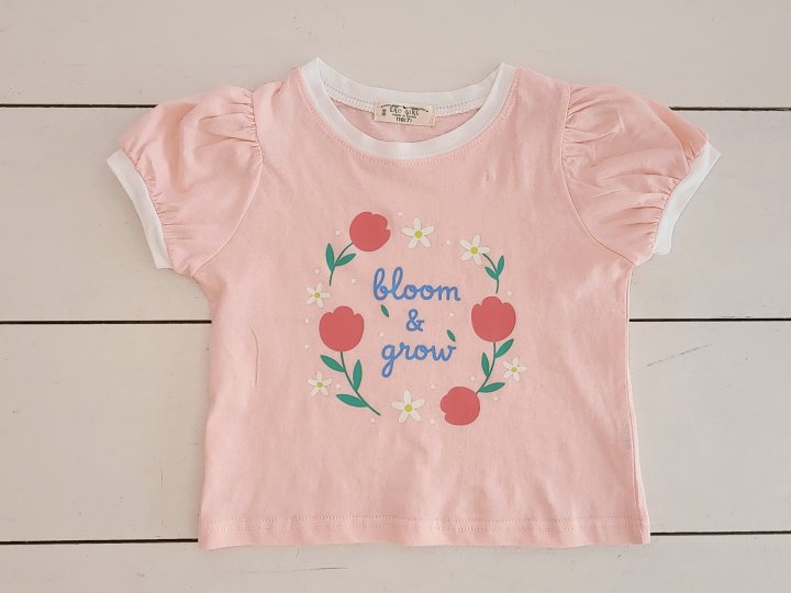 e.ru - Korean Children Fashion - #kidsshorts - Bloom Tee - 3