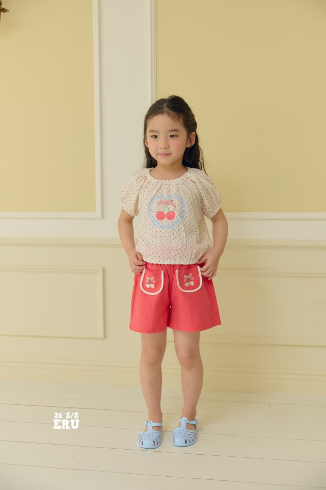 e.ru - Korean Children Fashion - #stylishchildhood - Cherry Pants - 3