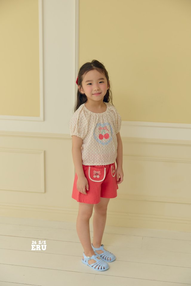 e.ru - Korean Children Fashion - #toddlerclothing - Cherry Pants - 2