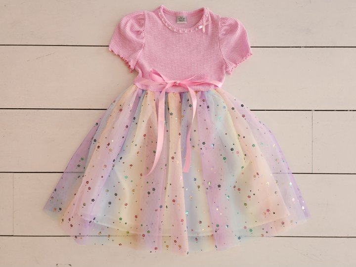 e.ru - Korean Children Fashion - #toddlerclothing - Rainbow One-piece - 2
