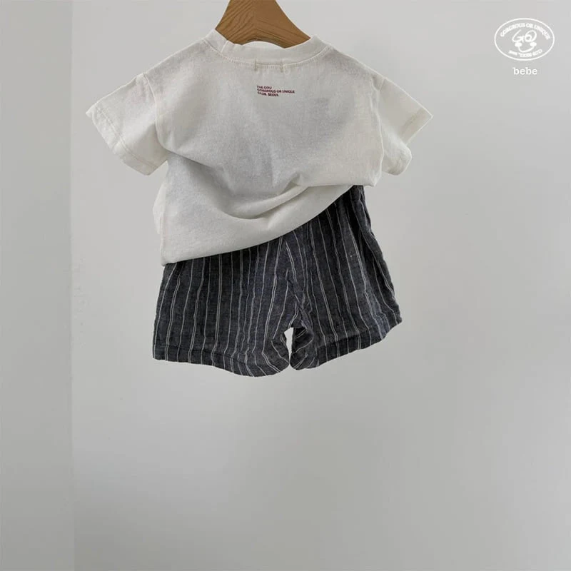 go;u - Korean Baby Fashion - #smilingbaby - Bebe Linen Back Shorts - 4