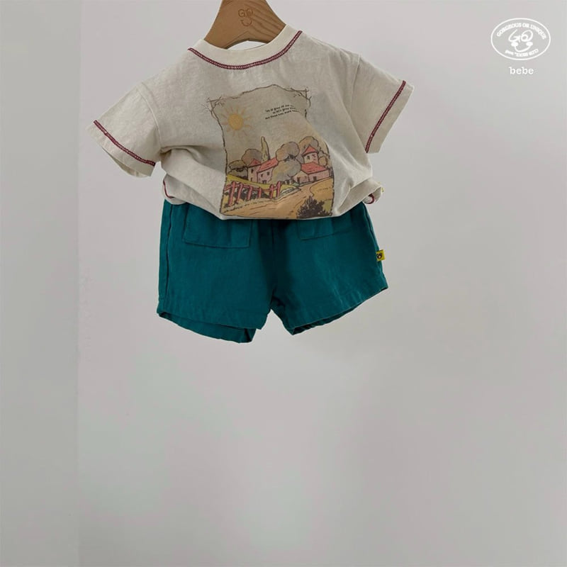 go;u - Korean Baby Fashion - #babyboutique - Bebe Frame Tee - 9