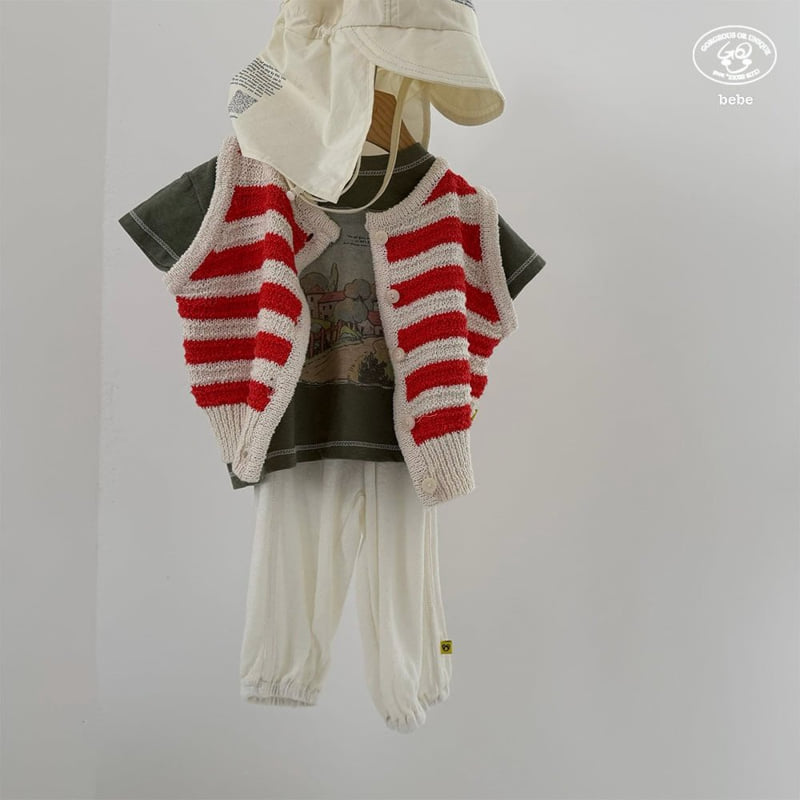 go;u - Korean Baby Fashion - #babyboutique - Bebe Made Vest - 4