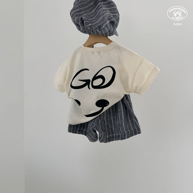 go;u - Korean Baby Fashion - #babyboutiqueclothing - Bebe Basic Tee - 12