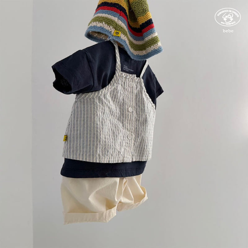 go;u - Korean Baby Fashion - #babyclothing - Bebe Stripe Pants - 9