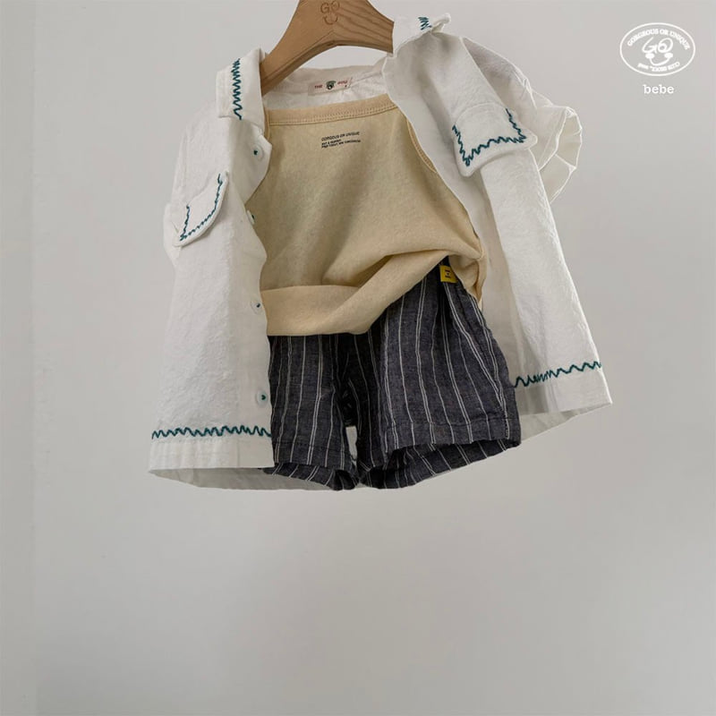 go;u - Korean Baby Fashion - #babyboutiqueclothing - Bebe Wave Shirt - 4