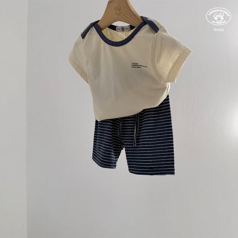 go;u - Korean Baby Fashion - #babyclothing - Bebe Marine Pants - 8