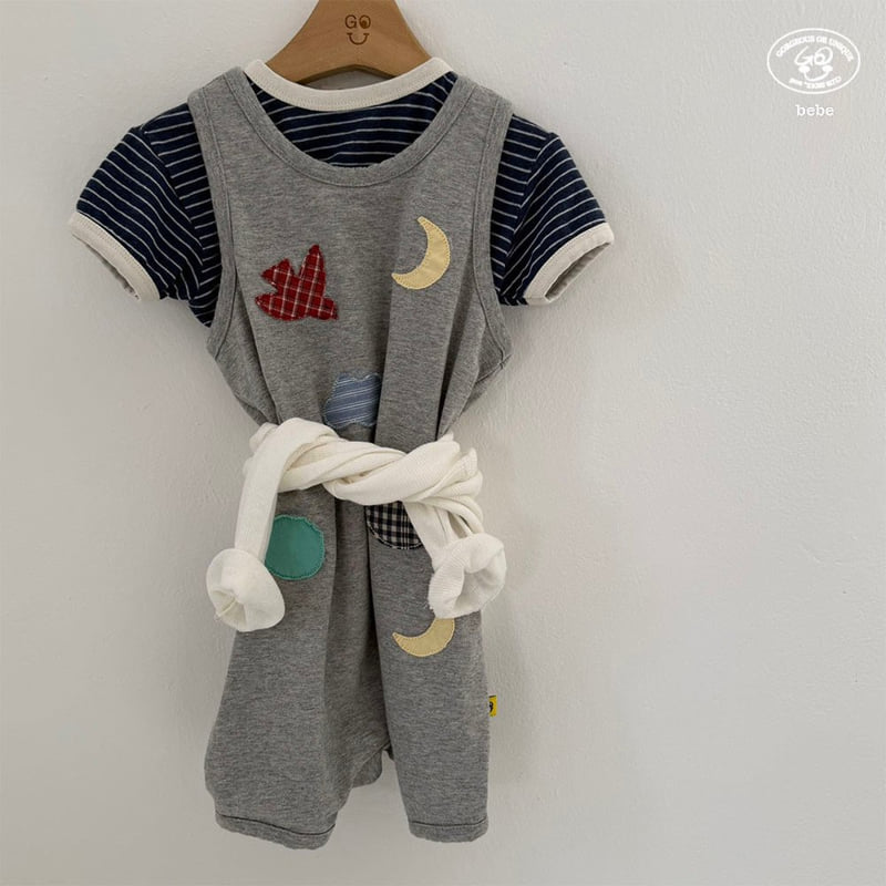 go;u - Korean Baby Fashion - #babyboutiqueclothing - Bebe Marine Tee - 4