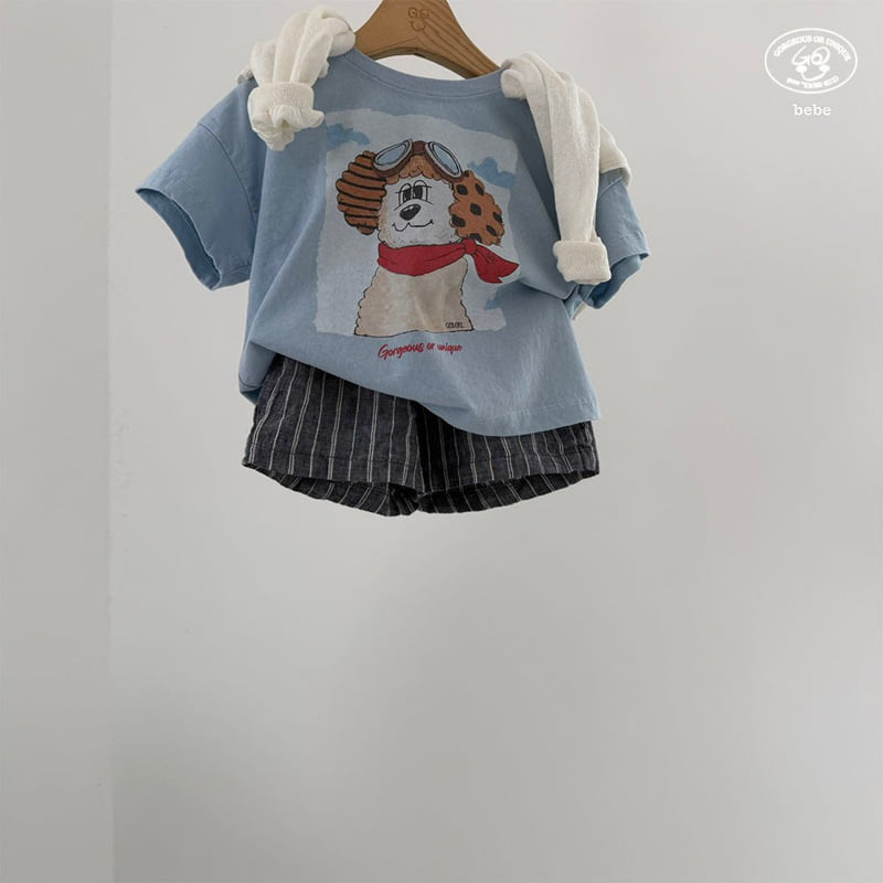 go;u - Korean Baby Fashion - #babyfashion - Bebe Linen Back Shorts - 7