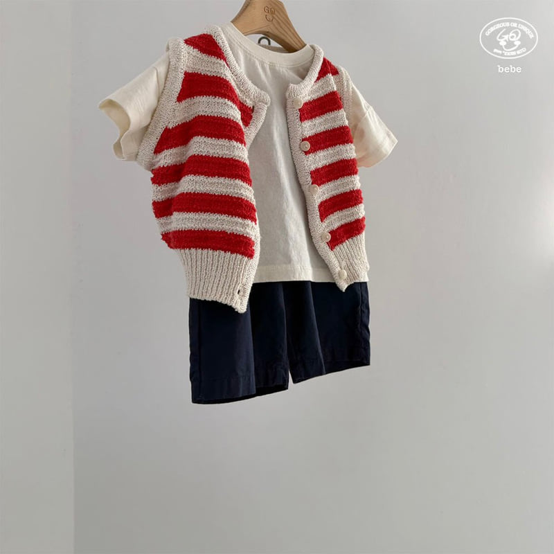 go;u - Korean Baby Fashion - #babyfashion - Bebe Made Vest - 6