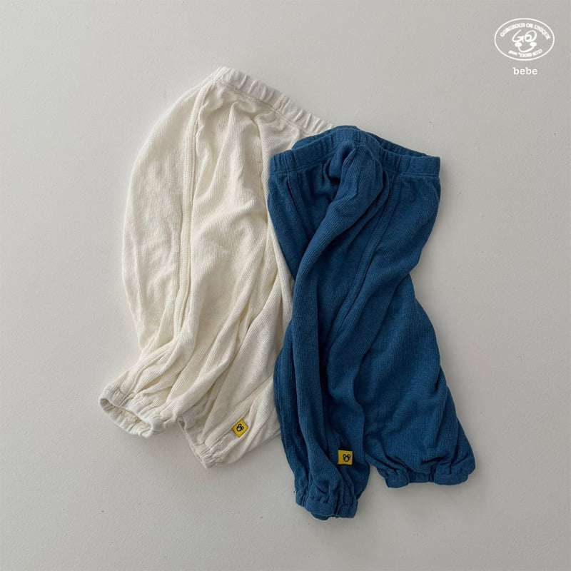 go;u - Korean Baby Fashion - #babyfashion - Bebe Center Jogger Pants