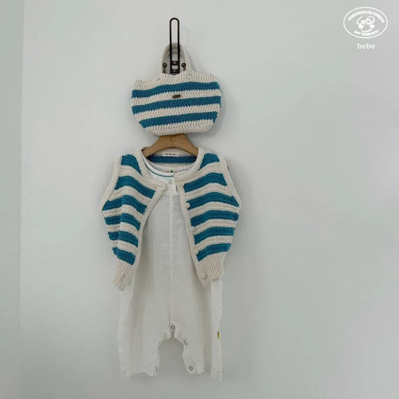 go;u - Korean Baby Fashion - #babyfashion - Bebe Sea Overalls - 6