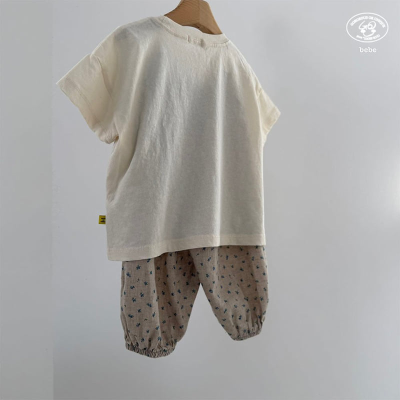 go;u - Korean Baby Fashion - #babyfashion - Bebe Pintuck Tee - 3