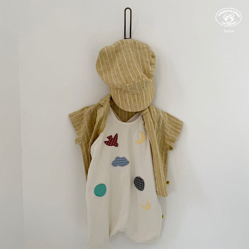 go;u - Korean Baby Fashion - #babyfashion - Bebe Linen Back Shirt - 4