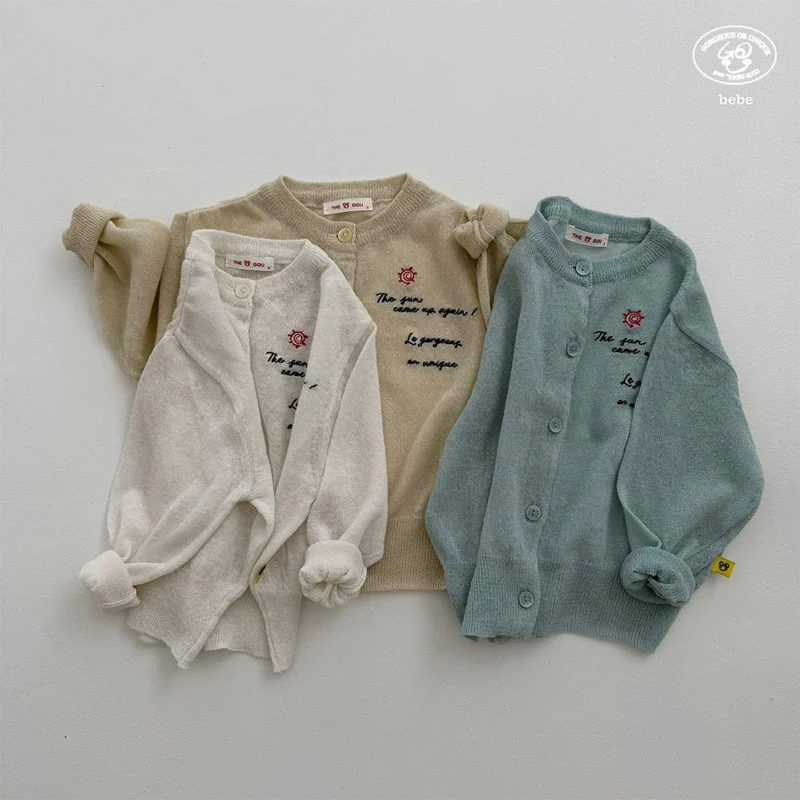 go;u - Korean Baby Fashion - #babyfever - Bebe Only Cardigan