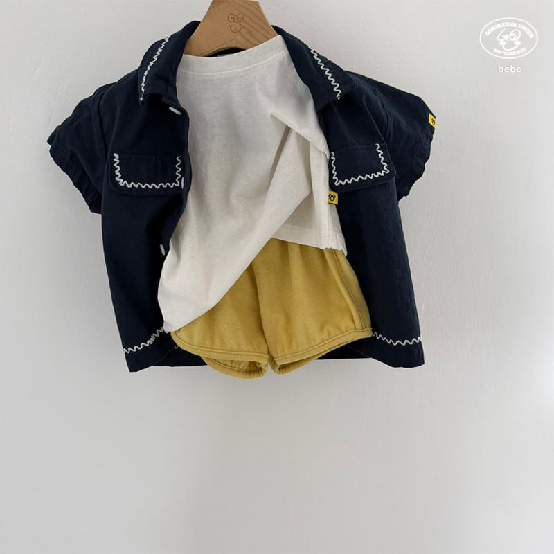 go;u - Korean Baby Fashion - #babyfever - Bebe Crew Half Pants - 8