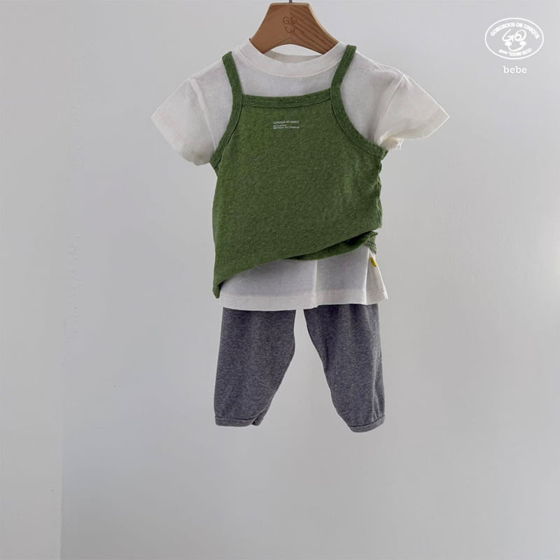 go;u - Korean Baby Fashion - #babyfever - Bebe Mimi Tee - 5