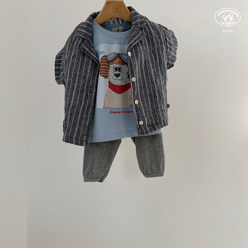 go;u - Korean Baby Fashion - #babygirlfashion - Bebe Pilot Tee - 10
