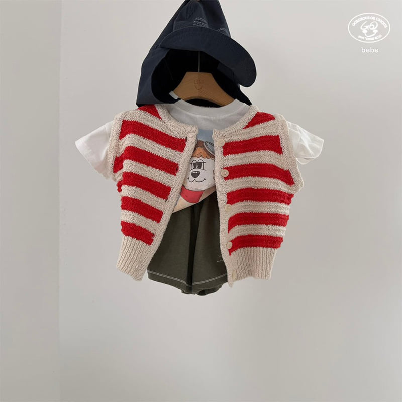 go;u - Korean Baby Fashion - #babygirlfashion - Bebe Made Vest - 8