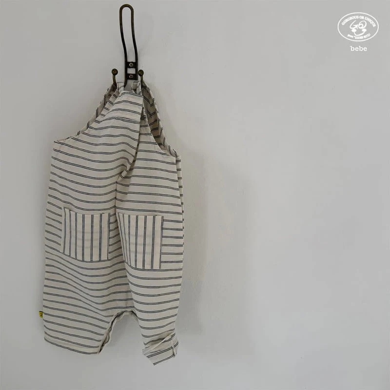 go;u - Korean Baby Fashion - #babygirlfashion - Bebe Sea Overalls - 8