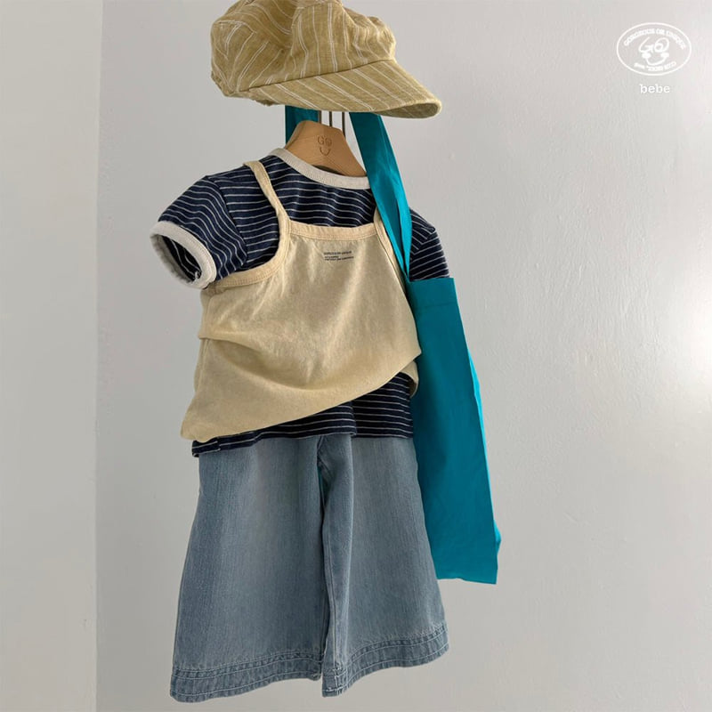 go;u - Korean Baby Fashion - #babygirlfashion - Bebe Marine Tee - 7