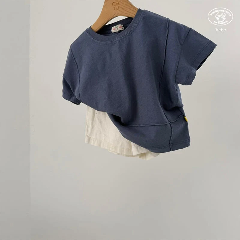go;u - Korean Baby Fashion - #babygirlfashion - Bebe Pintuck Tee - 5