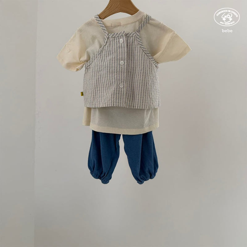 go;u - Korean Baby Fashion - #babygirlfashion - Bebe Cool Sleeveless - 3