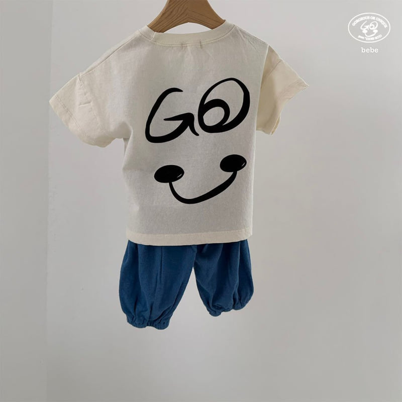 go;u - Korean Baby Fashion - #babygirlfashion - Bebe Center Jogger Pants - 4