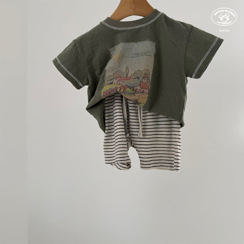 go;u - Korean Baby Fashion - #babylifestyle - Bebe Marine Pants - 12