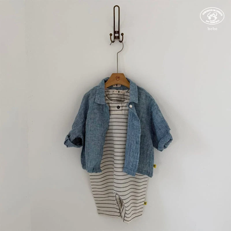 go;u - Korean Baby Fashion - #babylifestyle - Bebe Sea Overalls - 9