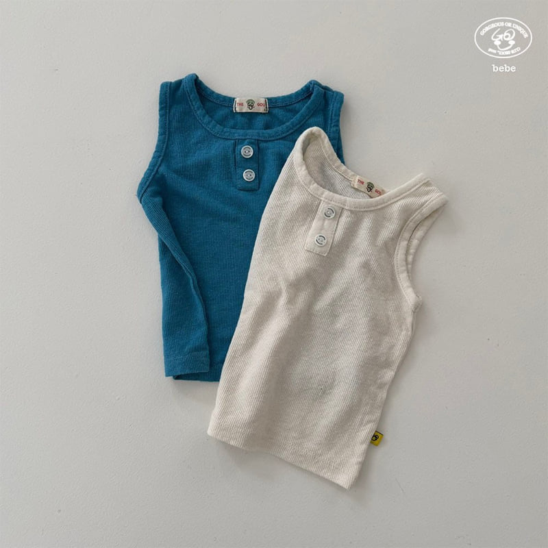 go;u - Korean Baby Fashion - #babylifestyle - Bebe Triple Sleeveless
