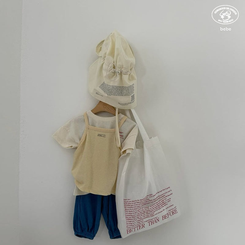 go;u - Korean Baby Fashion - #babyoninstagram - Bebe Center Jogger Pants - 5