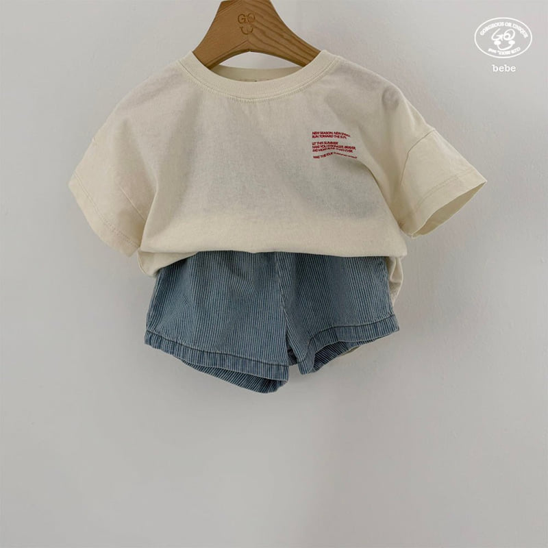 go;u - Korean Baby Fashion - #babylifestyle - Bebe Half-Half Pants - 4