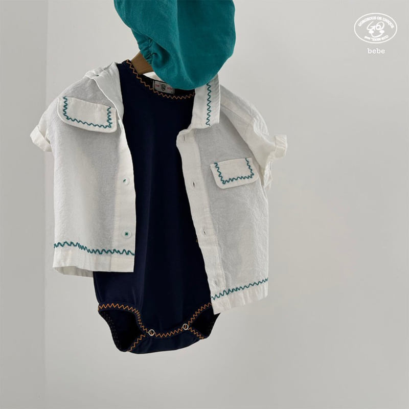 go;u - Korean Baby Fashion - #babyootd - Bebe Wave Shirt - 10