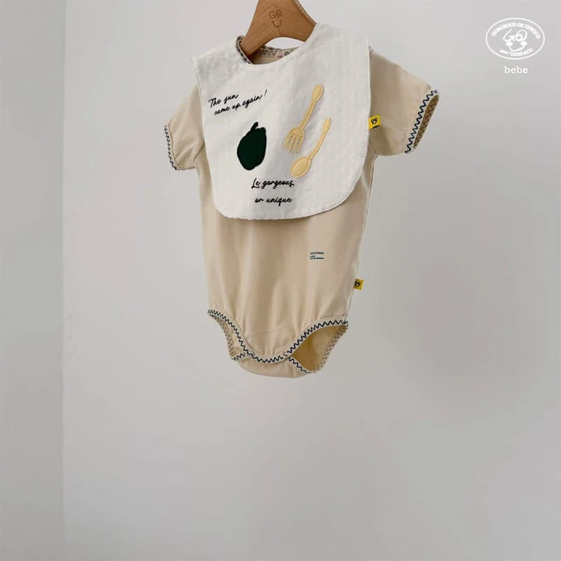 go;u - Korean Baby Fashion - #babyootd - Bebe Mamma Bib - 9