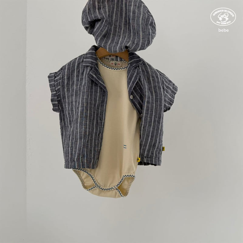 go;u - Korean Baby Fashion - #babyoninstagram - Bebe Zigzag Suit - 4