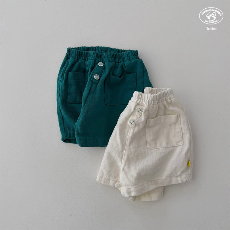 go;u - Korean Baby Fashion - #babyootd - Bebe Okdong Shorts