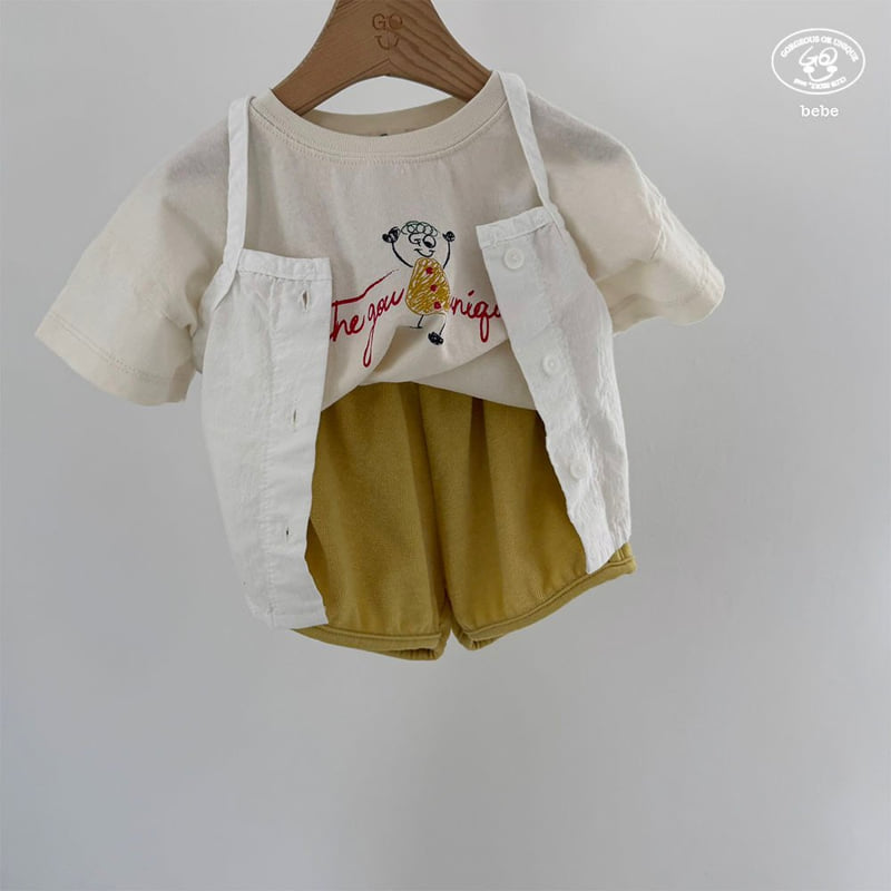go;u - Korean Baby Fashion - #babyootd - Bebe Cool Sleeveless - 6