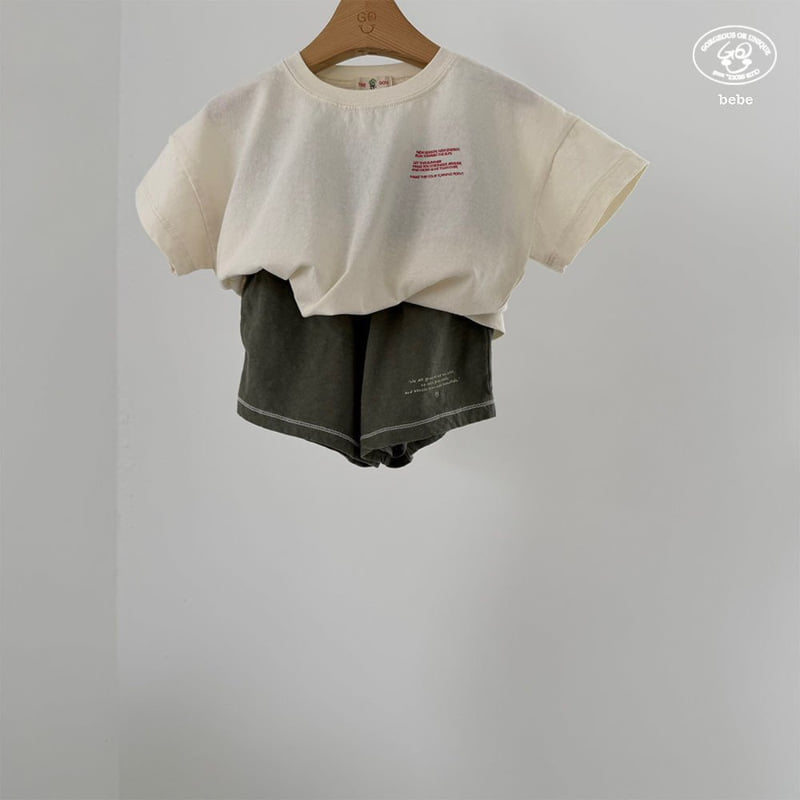 go;u - Korean Baby Fashion - #babyoutfit - Bebe Frame Shorts - 4