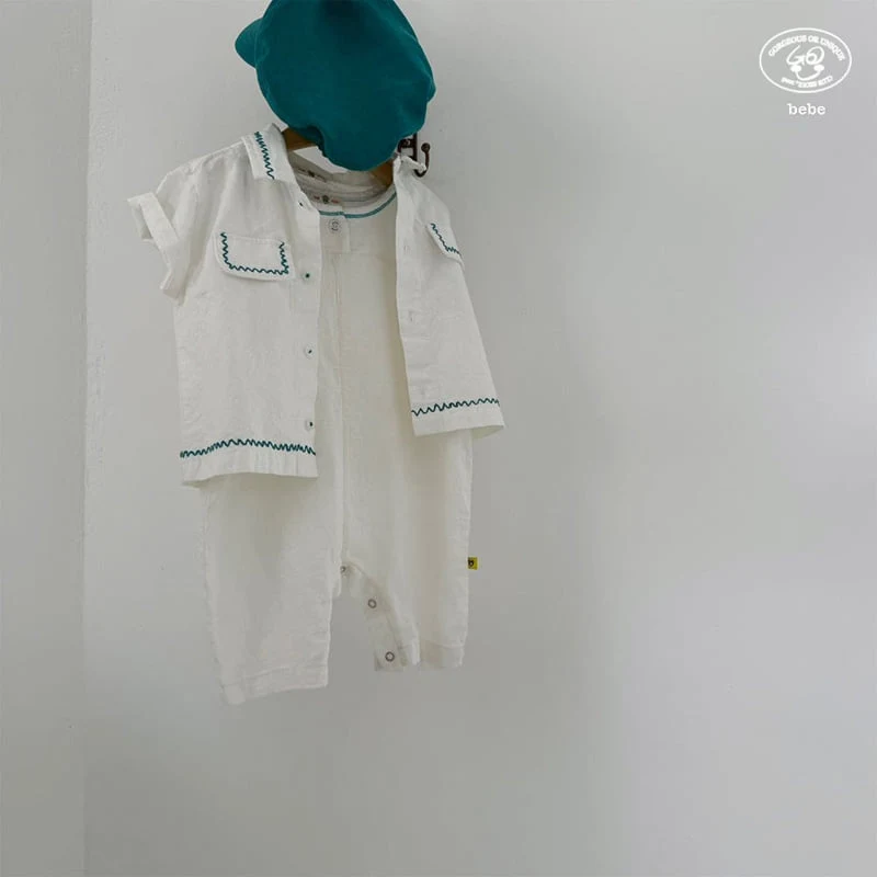 go;u - Korean Baby Fashion - #babyoutfit - Bebe Wave Shirt - 11