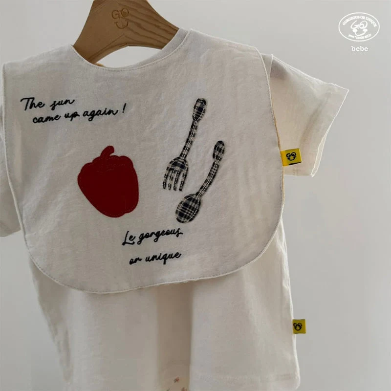 go;u - Korean Baby Fashion - #babyoutfit - Bebe Mamma Bib - 11