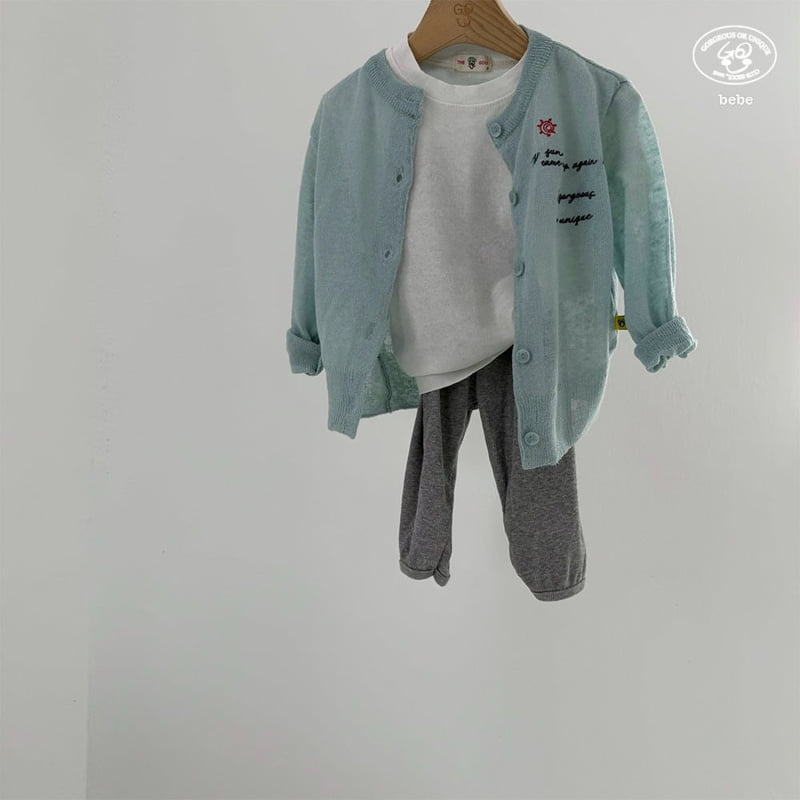 go;u - Korean Baby Fashion - #babyoutfit - Bebe Only Cardigan - 6
