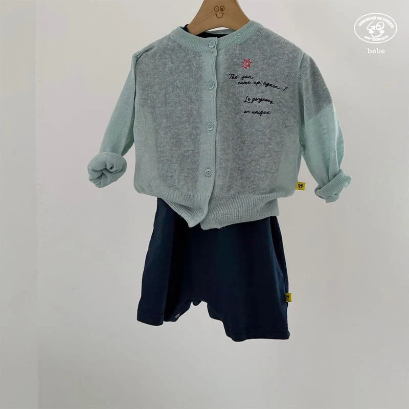 go;u - Korean Baby Fashion - #babyoutfit - Bebe Only Cardigan - 7